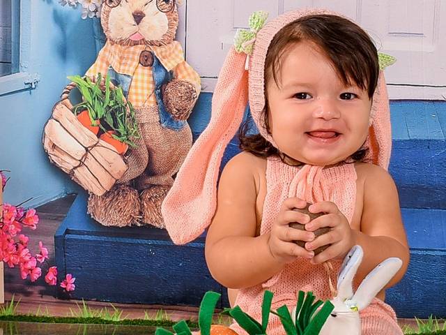 Ensaios de Mini Ensaio de Páscoa- Valentina