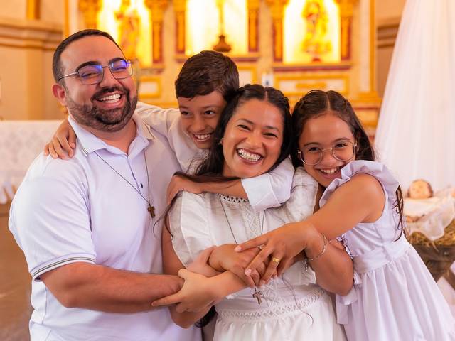 Batizado de Luna e Levi 