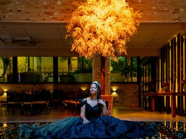 Debutante  de Os 15 Anos de Gabriela:Um Espetáculo Brilhante