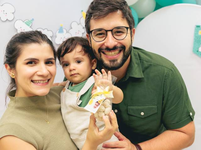 Aniversário Infantil de 1 ano do Romeu – Sorrisos Leves Como Nuvem