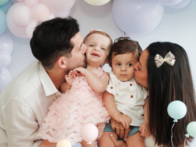 Aniversário Infantil de Júlia e Nicolas – 1 ano de doçura em dobro