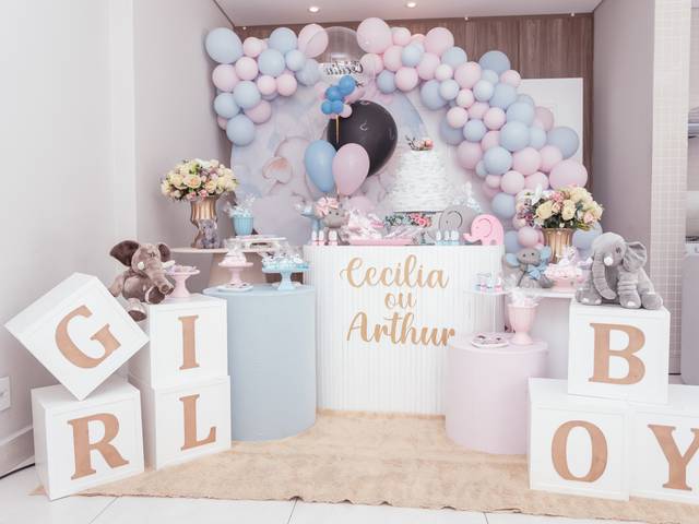 Família & Gestante de Revelação Cecília