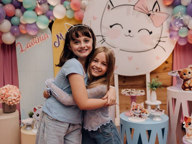 Festa Aniversário de Festa Infantil em Bento Gonçalves - Rio Grande do Sul - Melissa e Lavínia