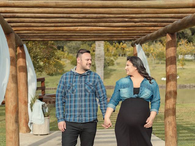 Ensaio Gestante de Daiana e Felippe - Doce espera Mariá