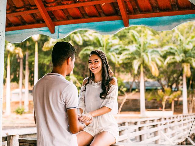 CASAL de Cláudia e Aguinaldo