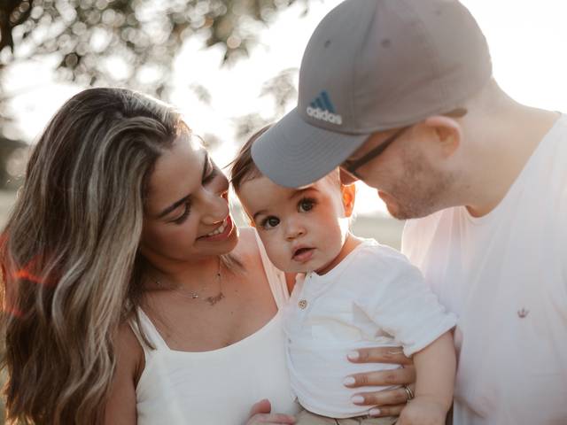 Bebê e Família de Benjamin - 1 Ano