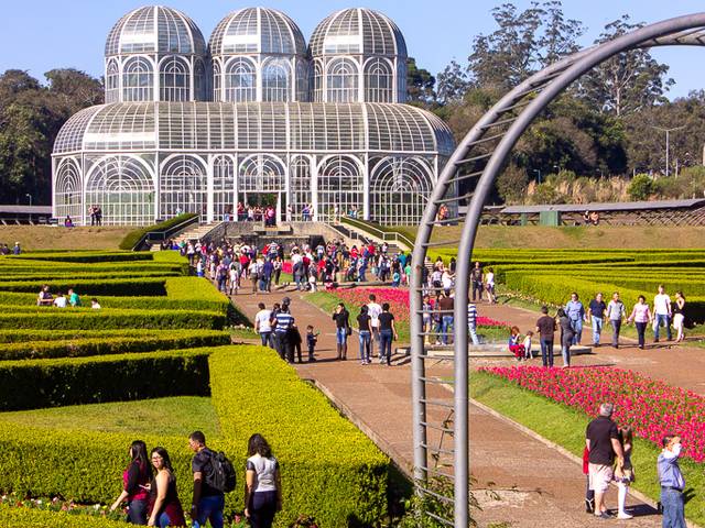Paisagens de Jardim Botânico de Curitib