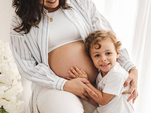 Mães de Mamãe Andreza e Heitor a espera da Olivia!