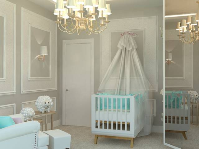 Quartos de Bebê de Quarto da bebê Maria Fernanda