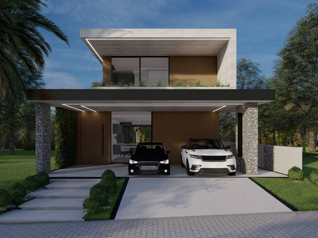 Interiores de Residência EJ - Condomínio Landscape