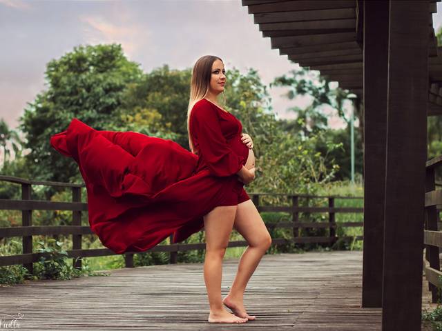 Gestante de Ensaio Gestante - Cintia