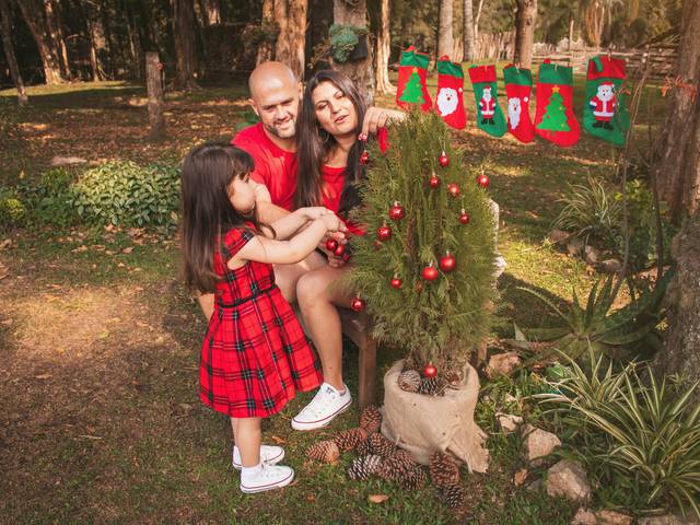 Ensaio Natal de Ensaio Natal - Famílias Queridas