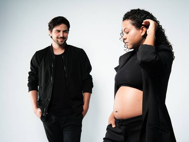 gestantes de Laila e Alaor - a espera da Olivia
