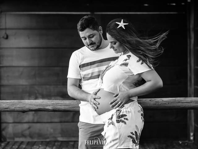 gestantes de Katiane e Lenon