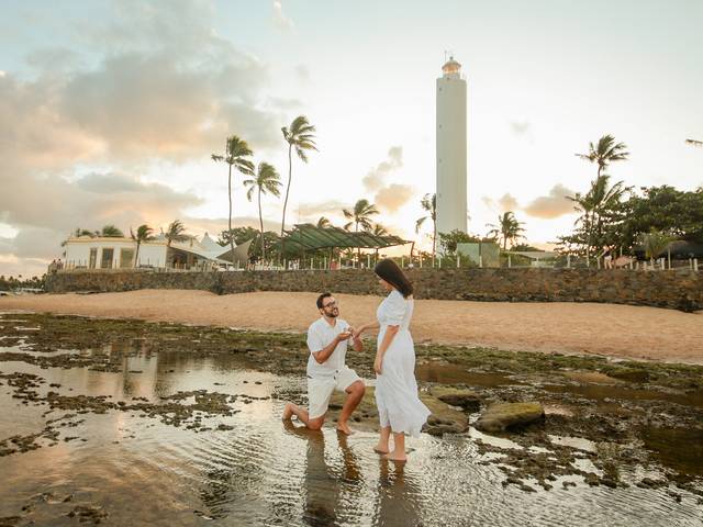 Pedido de Casamento  de Um Pedido de Casamento Inesquecível em Praia do Forte: Diogo e Fernanda