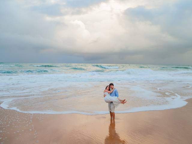 Pré Casamento de Ensaio Pré-Casamento em Praia do Forte-Ba – Fernanda e Guilherme em um Dia de Amor e Renascimento com Waldyr Lantyer
