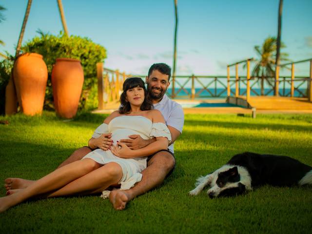 Gestante e Família de Bruno & Maria Paula – À espera de José Henrique em Barra do Jacuípe-Ba