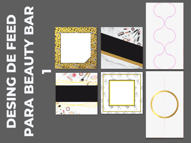 DESIGN PARA FEED / STORIES de DESIGN DE FEED - BEAUTY BAR 1