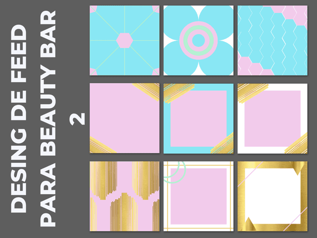 DESIGN PARA FEED / STORIES de DESIGN DE FEED - BEAUTY BAR 2