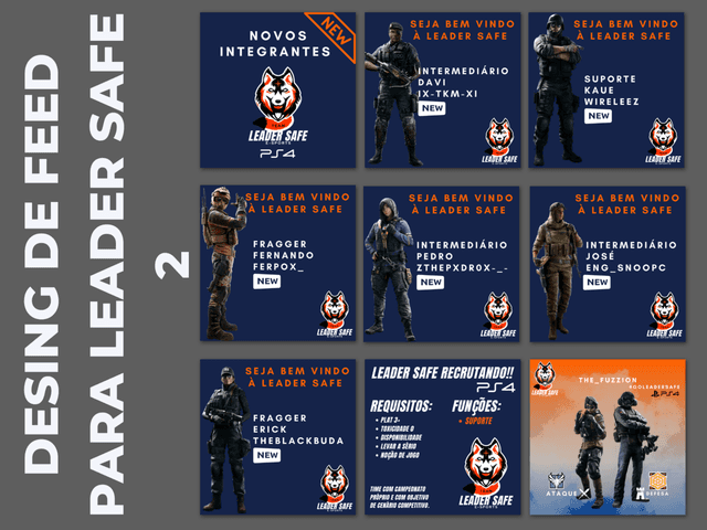 DESIGN PARA FEED / STORIES de DESIGN DE FEED - LEADER SAFE 2