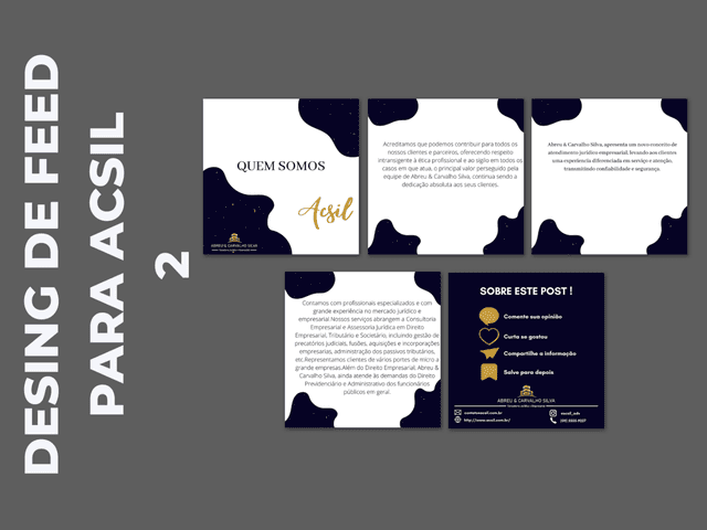 DESIGN PARA FEED / STORIES de DESIGN DE FEED - ACSIL 2