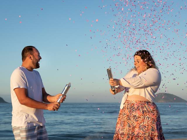 Gestante de Ensaio Revelação - Elisa