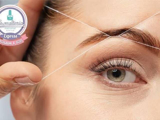 Design de sobrancelhas  de Design com linha 