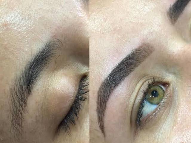 Design de sobrancelhas  de Preenchimento com henna