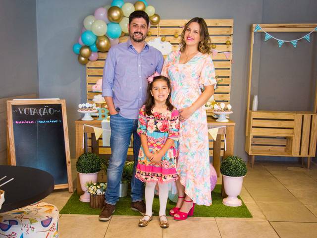 Chá-de-bebê / revelação de Chá Revelação Thalita