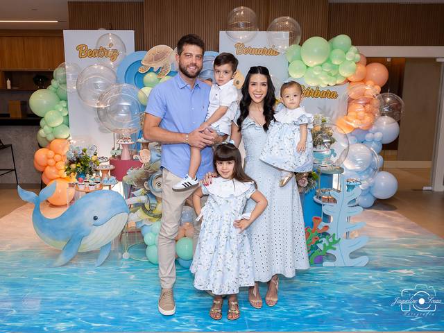 ANIVERSÁRIOS de Beatriz - Bernardo - Bábara 