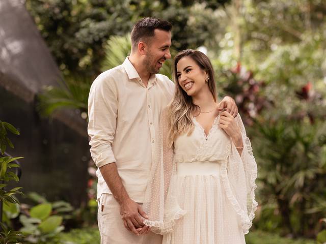 Ensaios de casais de Amanda e Talisson