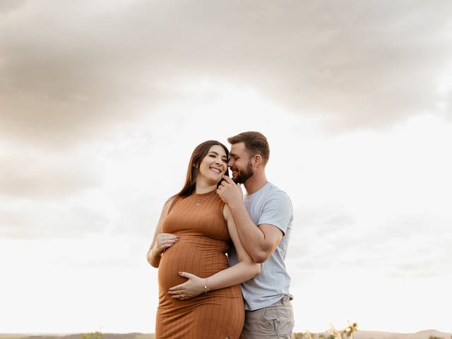 Família de Gabriela e Lucas a espera da Luisa