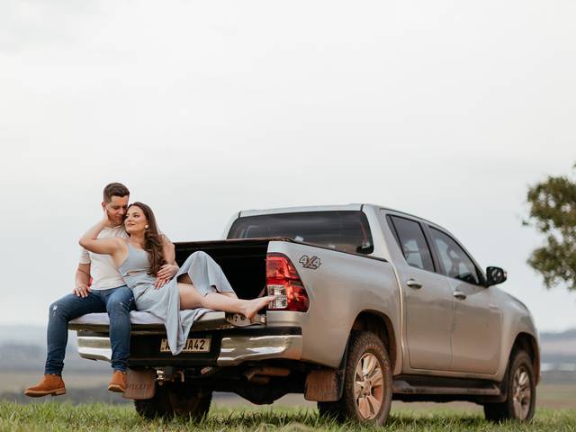 Ensaios de casais de Erica e Gabriel