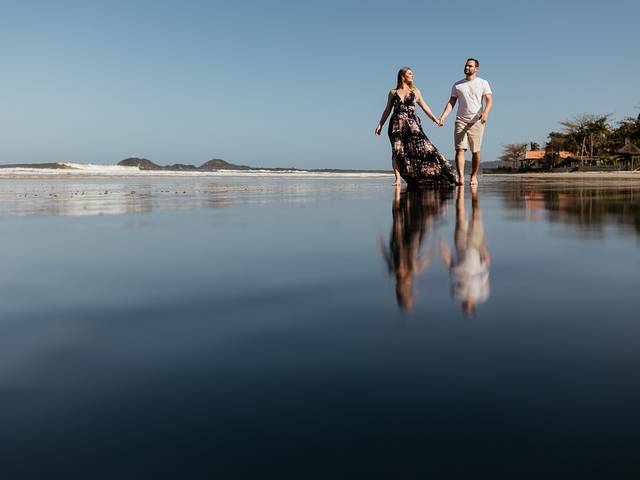 Ensaios de casais de Angelica e Marcio