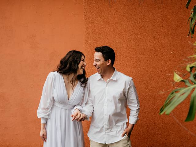 Ensaios de casais de Leticia e Willian