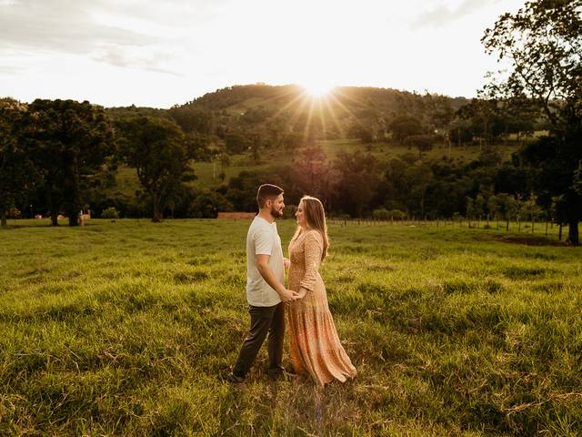 Ensaios de casais de Larissa e Bruno