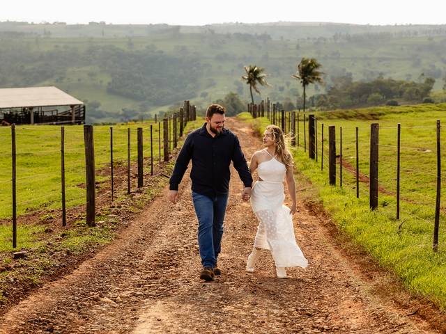 Ensaios de casais de Andrieli e Thiago