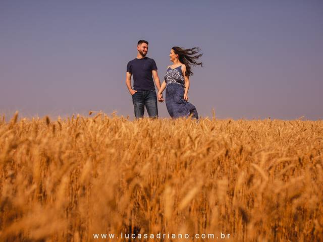 Ensaios de casais de Rubia e Osvaldo