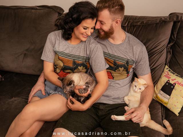 Ensaios de casais de Morgana e Daniel