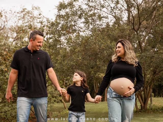 Família de Lilian, Rosimar e Ayla a espera da Sarah