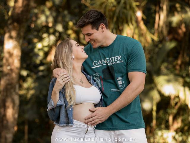 Família de Monica e Júnior a espera do Heitor