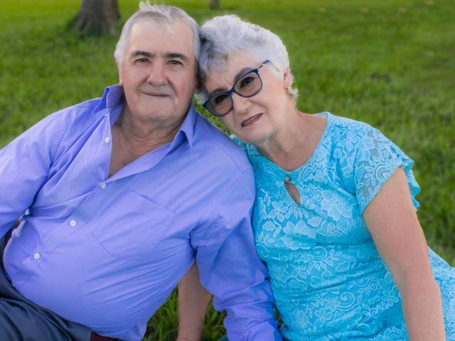 Ensaios externos de Bodas de ouro - Casal Staub