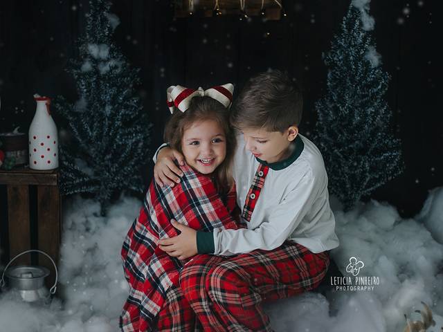 Sessões Comemorativas de Davi e Maria sessão especial Natal