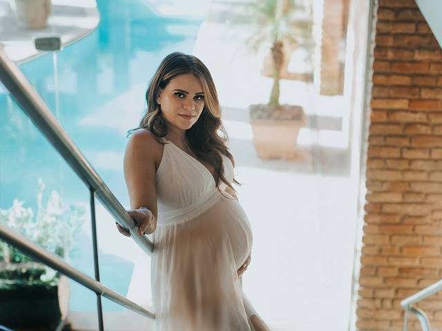 Gestante de Ensaio Gestante - Nathalia