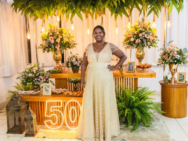 Eventos de 50 anos Valéria