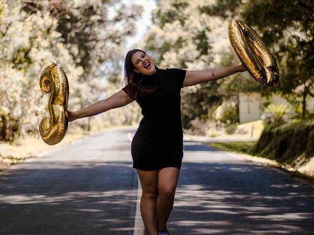 Casual Feminino de Ensaio 30 anos da Giu