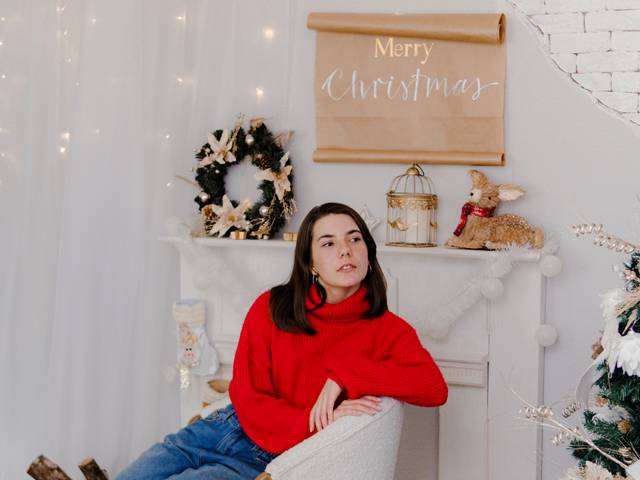 Feminino de Ensaio de Natal 