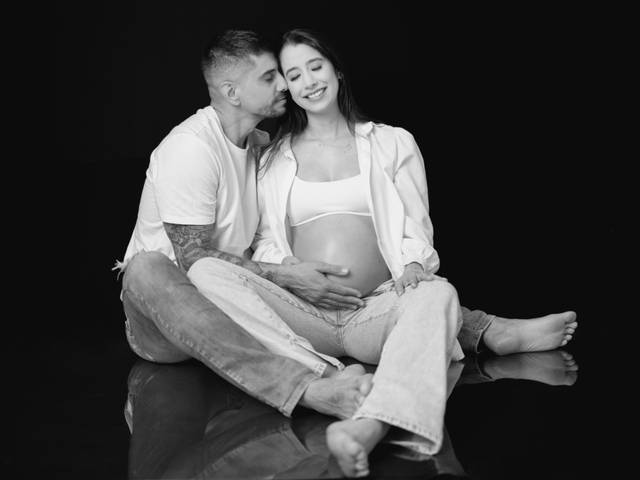 Gestante de Andrezza e Leandro à espera da Julia