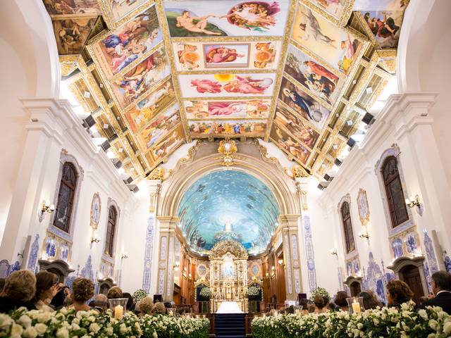 Casamentos na Igreja  de Erika e Franco - Nossa Sra do Brasil - SP