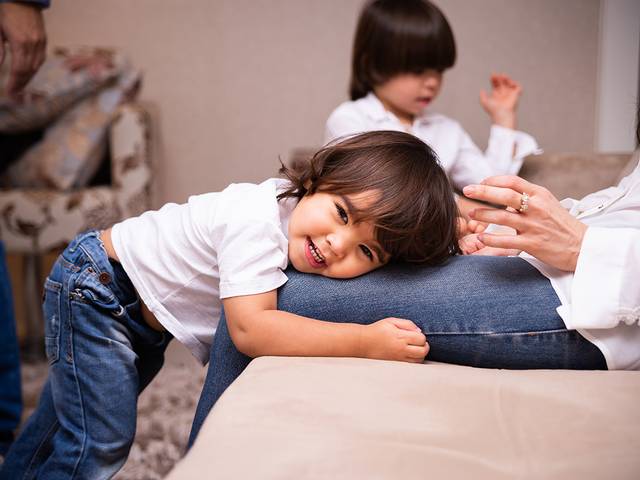 Ensaio de família de Noah e Levi